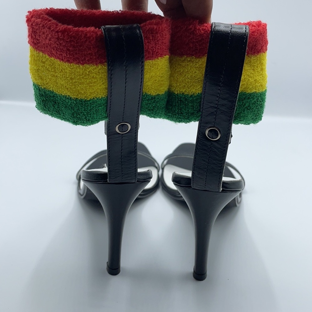 Ghetto Couture Rasta Heels - Picture 4 of 6